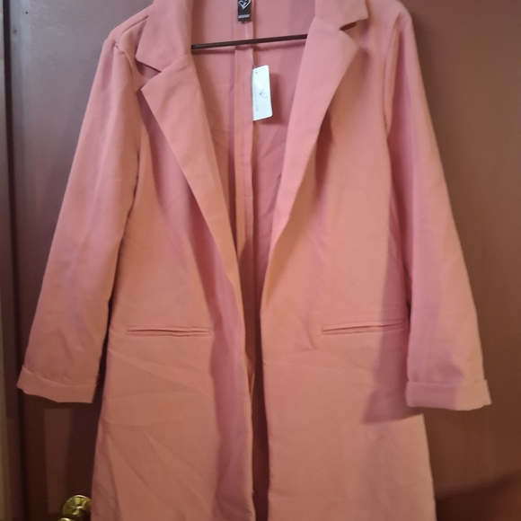 Windsor Jackets & Blazers - Windsor Women's Blush Trench Coat